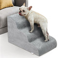 High Density Foam Dog Stairs 3 Steps Grey C984898