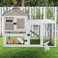 48" L 2-Story Rabbit Hutch with Ramp N60923