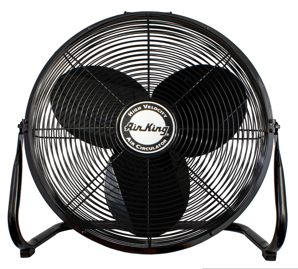 20-Inch High Velocity Pivoting Floor Fan, Black E56730
