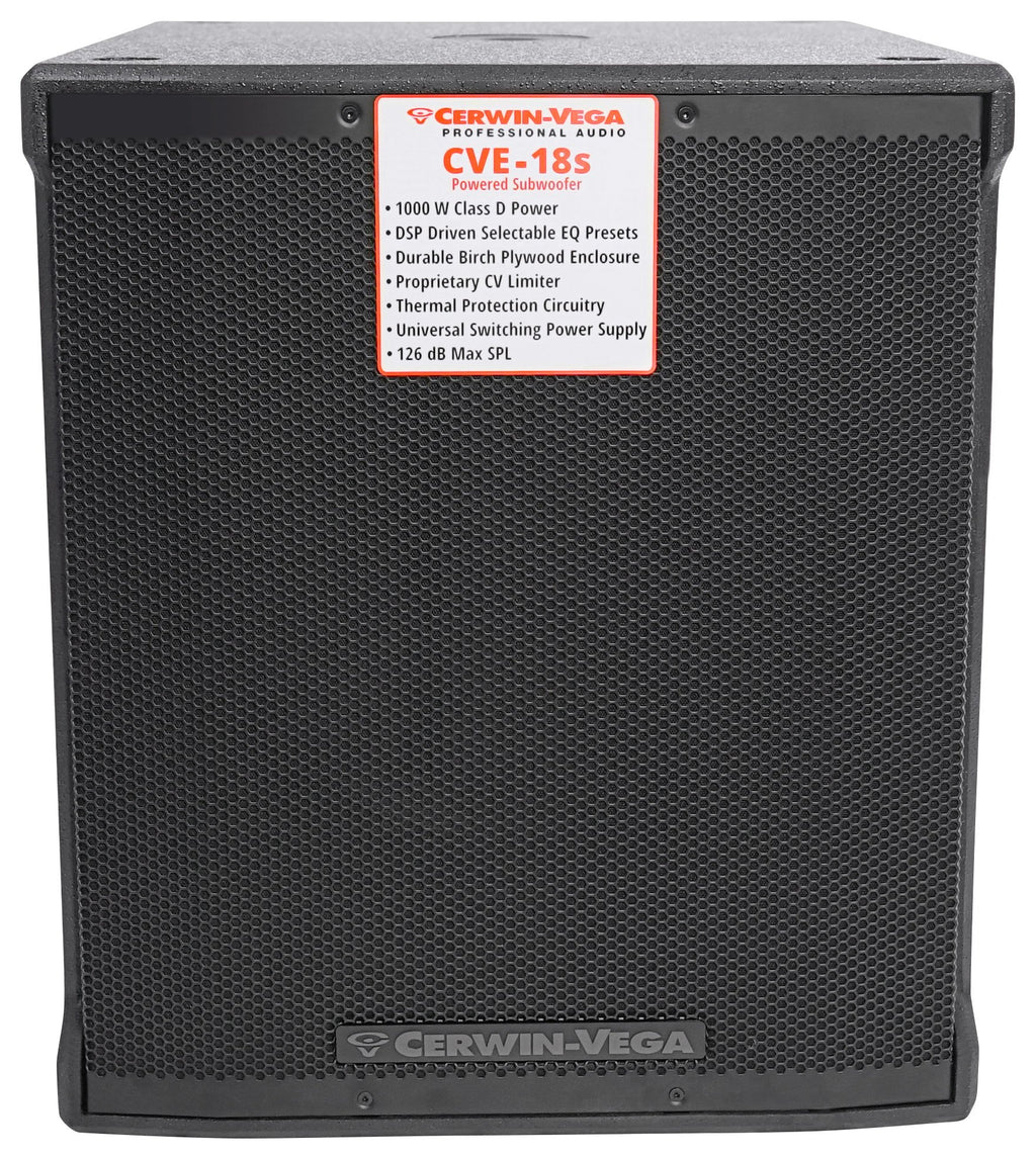 18" 1000 Watt Powered Subwoofer with Bluetooth C819215