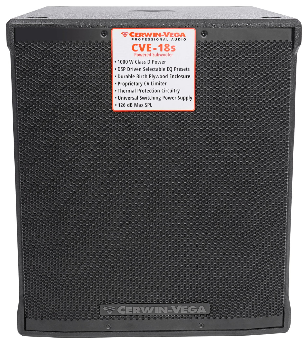 18" 1000 Watt Powered Subwoofer with Bluetooth C819215