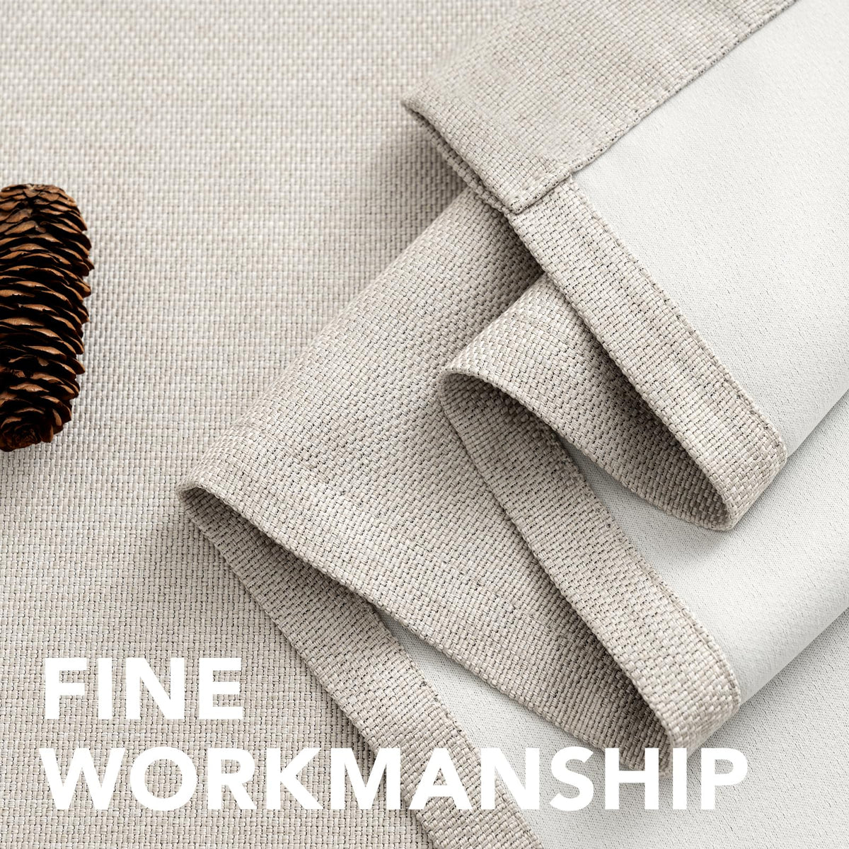 Polyester Room Darkening Blackout Curtain 100 x 84 Inches C118801